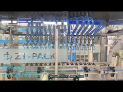 Vollautomatisches Schwerkraft-Desinfektionsmittel-antiseptische Glasreiniger-Flaschen-Füllmaschine SS316 4800BPH