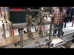 5-30 kg Fass-Kanister-Speiseöl-Füllmaschine nach Nettogewicht mit Verschließ- und Etikettiermaschine